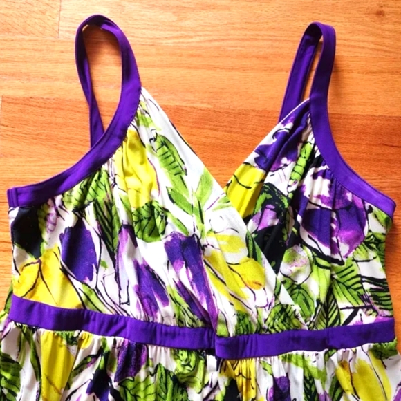 EC Lane Bryant Floral Maxi Dress - Picture 9 of 10